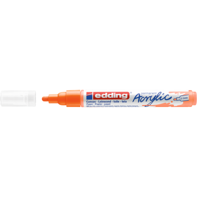 Akril marker 2-3mm, Edding 5100 neon narancssárga