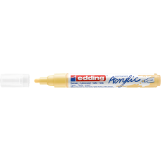 Akril marker 2-3mm, Edding 5100 pasztell sárga