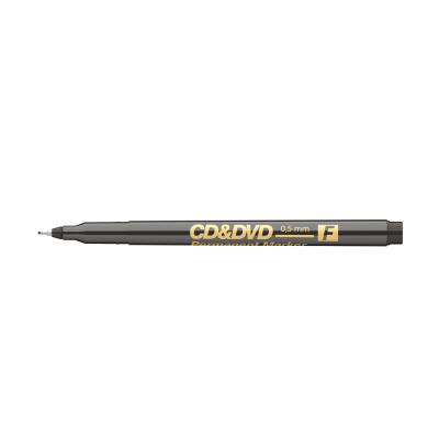 Alkoholos marker 0,5mm, CD/DVD F Ico, fekete