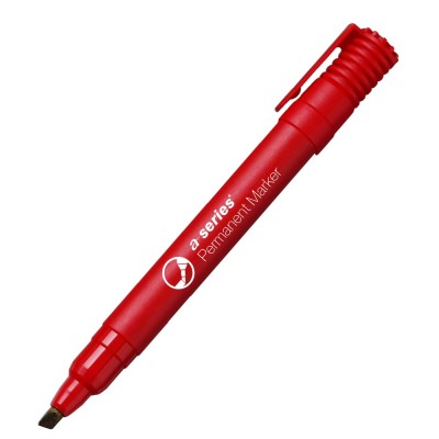 Alkoholos marker 2-5mm, vágott végű A-series piros
