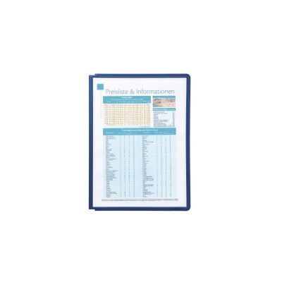 Bemutatótábla panel, A4, 5 db/csomag, Durable Sherpa kék