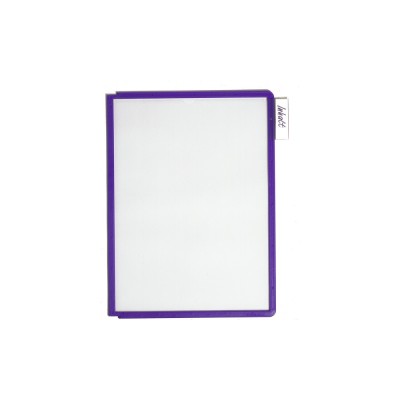 Bemutatótábla panel, A4, 5 db/csomag, Durable Sherpa lila