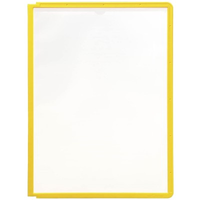 Bemutatótábla panel, A4, 5 db/csomag, Durable Sherpa sárga