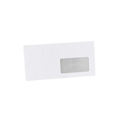 Boríték LA4 enyvezett bélésnyomott jobb ablakos 45x90mm 110 × 220mm J20A15 Bluering® fehér