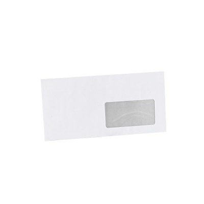 Boríték LA4 enyvezett bélésnyomott jobb ablakos 45x90mm 110 × 220mm J20A15 Bluering® fehér