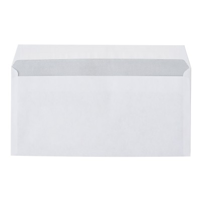 Boríték LA4 szilikonos bélésnyomott jobb ablakos 35x90mm 110x220mm J28A20 Bluering® fehér