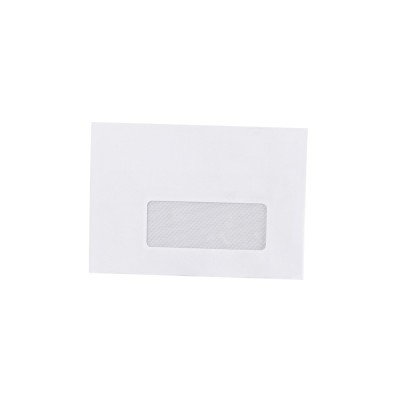 Boríték LC/6 enyvezett bélésnyomott jobb ablakos 35x90mm 114x162mm J28A20 Bluering® fehér