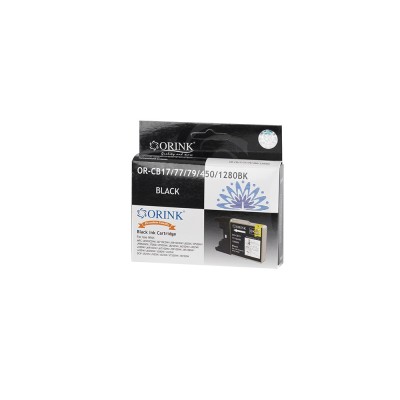 Brother LC12/LC1220/LC1240/LC1280XL tintapatron black ORINK