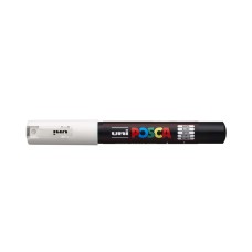 Dekormarker 0,7-1mm, Uni Posca PC-1M fehér
