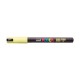Dekormarker 0,7mm, Uni-Posca PC-1MR napsárga
