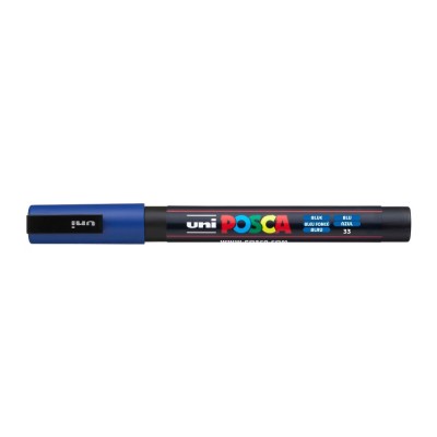 Dekormarker 0,9-1,3mm, Uni Posca PC-3M kék