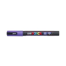 Dekormarker 0,9-1,3mm, Uni-Posca PC-3ML csillámló lila