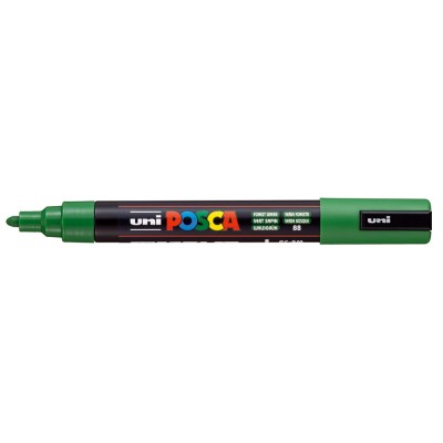 Dekormarker 1,8-2,5mm, Uni Posca PC-5M erdő zöld