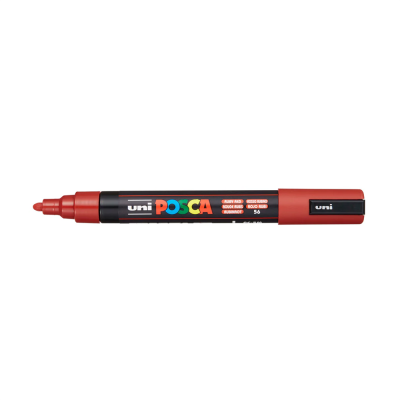 Dekormarker 1,8-2,5mm, Uni Posca PC-5M rubint piros