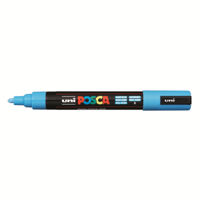 Dekormarker 1,8-2,5mm, Uni Posca PC-5M világoskék