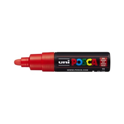 Dekormarker 4,5-5,5mm, Uni-Posca PC-7M piros