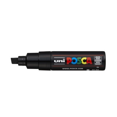 Dekormarker 8mm, Uni Posca PC-8K fekete