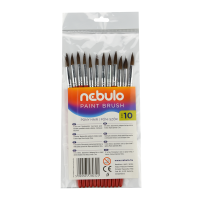 Ecset 10-es festett nyéllel 12 db/csomag, Nebulo