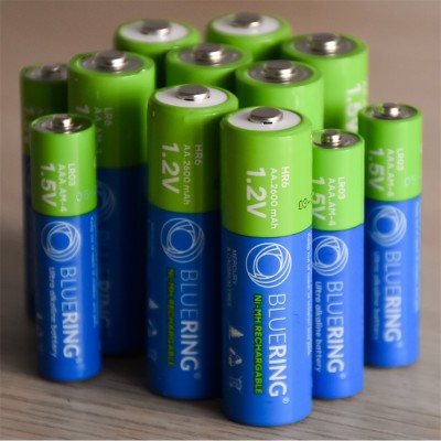 Elem AA ceruza LR6 tartós alkáli 4 db/csomag, Bluering®