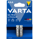 Elem AAA mikro LR03 2 db/csomag, Varta Ultra Lithium