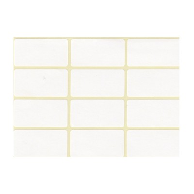 Etikett címke, 20x38mm, 5 lap, 12 címke/lap