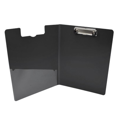 Felírótábla fedeles extra merev A4, PP Bluering® fekete