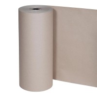 Csomagolópapír tekercs, középfinom, világosbarna, 12 kg/tekercs, 50 cm széles