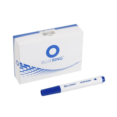 Flipchart marker rostirón vizes kerek végű 3mm, Bluering® kék