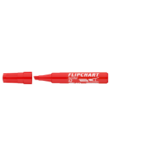Flipchart marker vízbázisú 1-4mm, vágott Artip 12 piros