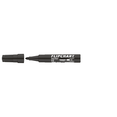 Flipchart marker vízbázisú 3mm, kerek Artip 11 fekete