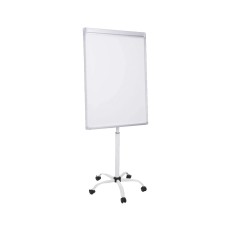 Flipchart tábla mobil 70x100cm, mágneses alukeretes 5 görgős, Bluering®
