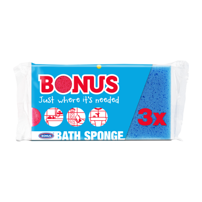 Fürdőszivacs 3 db/csomag Bonus B057