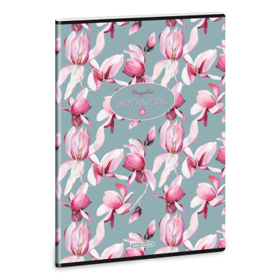 Füzet iskolai A4, 40lap, sima Ars Una ROSY MAGNOLIA (5252) 23 10db/csomag
