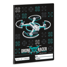 Füzet iskolai A5, 32lap, vonalas 14-32 1.osztályos Ars Una DRONE RACER (5131) 22 10db/csomag