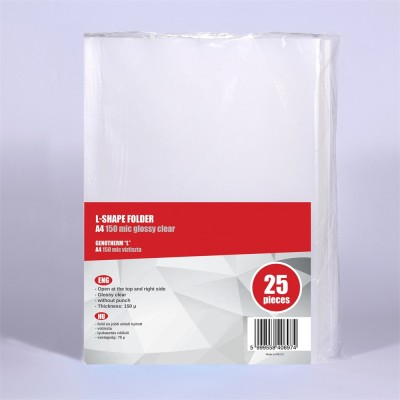 Genotherm `L` A4, 130 micron víztiszta Redin 25 db/csomag