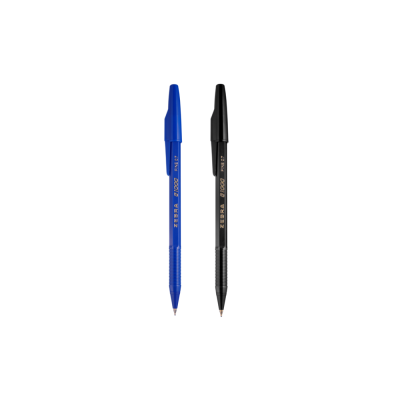 Golyóstoll 0,7mm, kupakos, kék B1000 Zebra, írásszín kék