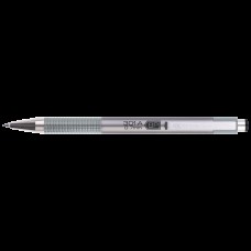 Golyóstoll 0,7mm, metál ezüst test, Zebra F-301A, írásszín kék