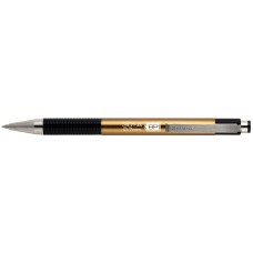Golyóstoll 0,7mm, metál pezsgő test, Zebra F-301A, írásszín kék