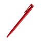 Golyóstoll 0,5mm, nyomógombos Eco Pen, test piros, írásszín kék