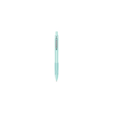 Golyóstoll 1 mm, zöld tolltest, Zebra Z-Grip Pastel, kék