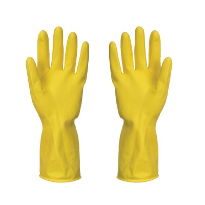 Gumikesztyű L háztartási pár Safety First sárga