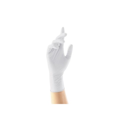 Gumikesztyű latex púderes XL 100 db/doboz GMT Super Gloves fehér