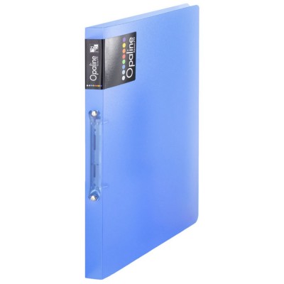 Gyűrűskönyv A4, 2 gyűrűs 2cm gerinc PP, Karton P+P Opaline kék