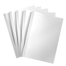 Hőkötő borító, A4, 3mm, 11-32lapig 100 db/doboz, Bluering® fehér