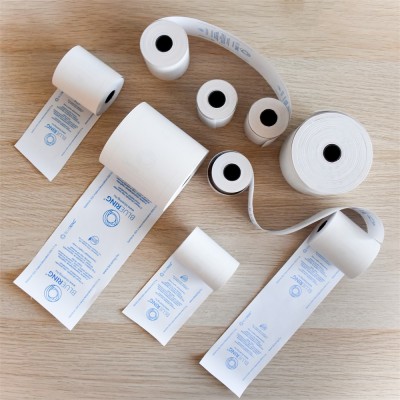 Hőpapír 57 mm széles, 9fm hosszú, cséve 12mm, 10 tekercs/csomag, ( 57/30 ) BPA mentes Bluering®