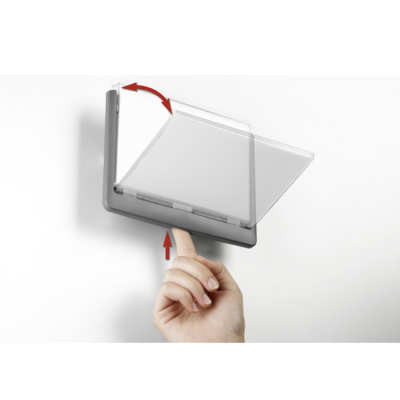 Információs tábla 149x105,5mm, Durable fehér