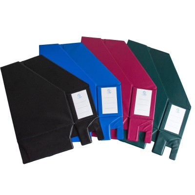 Iratpapucs 9cm, PVC lapraszerelet Bluering®, kék
