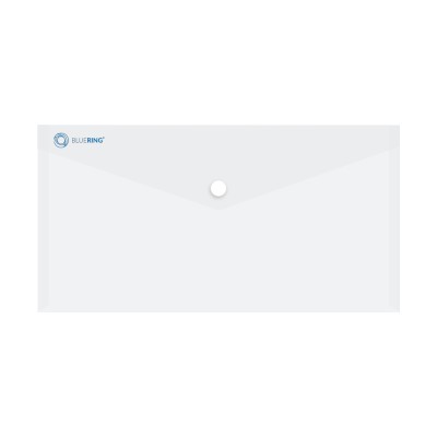 Irattartó tasak DL `csekk` patentos PP Bluering® transzparens