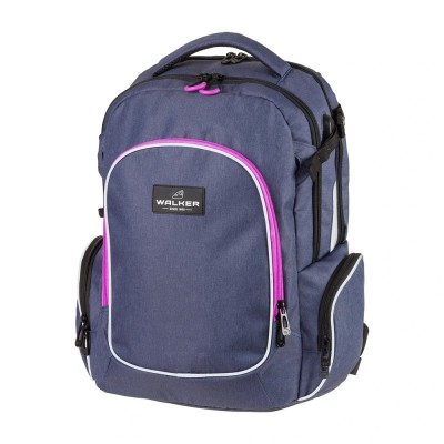 Iskolatáska ergonómiai, lányos borostyán pink by Walker
