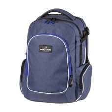 Iskolatáska ergonómiai, tinédzser fiús Grid Navy by Walker